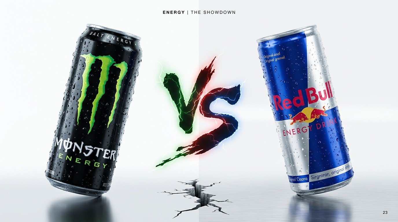 モンスターエナジー vs レッドブル